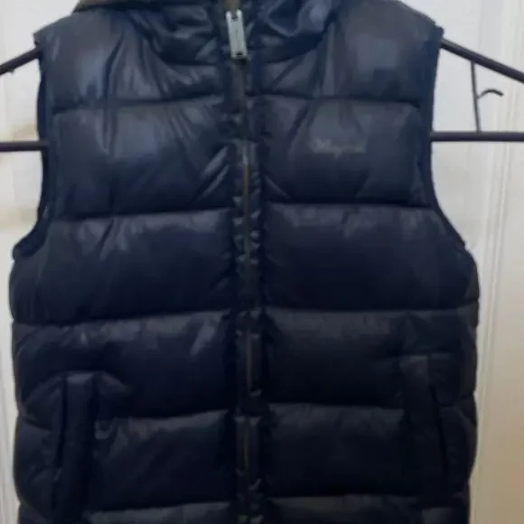 Mayoral little boys Puffer Vest reversible Sz 2 navy